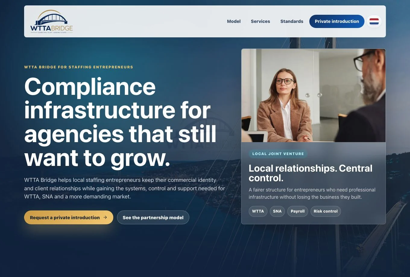 Example website preview